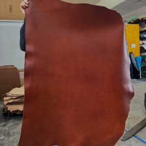 Spalla Tinta in Botte Rifinita Pura Anilina Volanata Color Castagna Spessore 1.8/2.0 Resinata da Carne OFFERTA BLACK FRIDAY