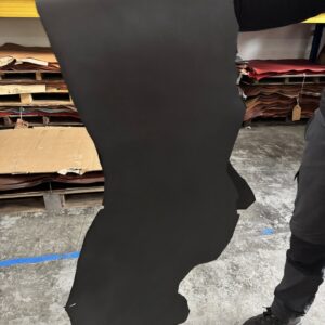 Fianco Tinto in Botte Vacchetta al Vegetale Rifinito color Nero Opaco Offerta Black Friday