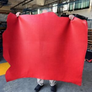 Spalla Tinta in Botte Rifinita Pura Anilina Liscia Color Rosso Spessore 1.8/2.0 Resinata da Carne OFFERTA BLACK FRIDAY