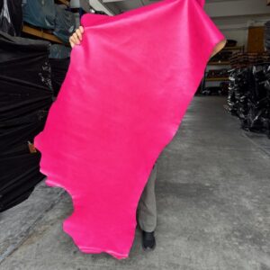 Avancorpi Naturali Conciati al Vegetale e Tamponati a Mano color Fuxia