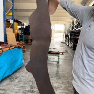 Fianco Tinto in Botte Vacchetta al Vegetale color Testa di Moro OFFERTA BLACK FRIDAY