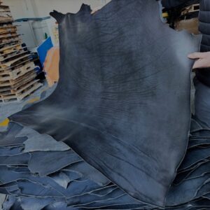 Spalla Tinta in Botte Crust Color Nero Concia Vegetale SELEZIONE ECONOMICA Spessore 2.0/2.4   -BLACK FRIDAY