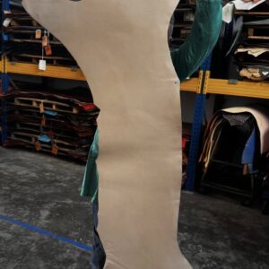 Fianco Tinto in Botte Vacchetta al Vegetale RIFINITI color BEIGE OFFERTA BLACK FRIDAY