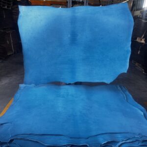 Spalla Tinta in Botte Crust Color BLU OLTREMARE Concia Vegetale SELEZIONE ECONOMICA Spessore 2.8/3.2  -BLACK FRIDAY